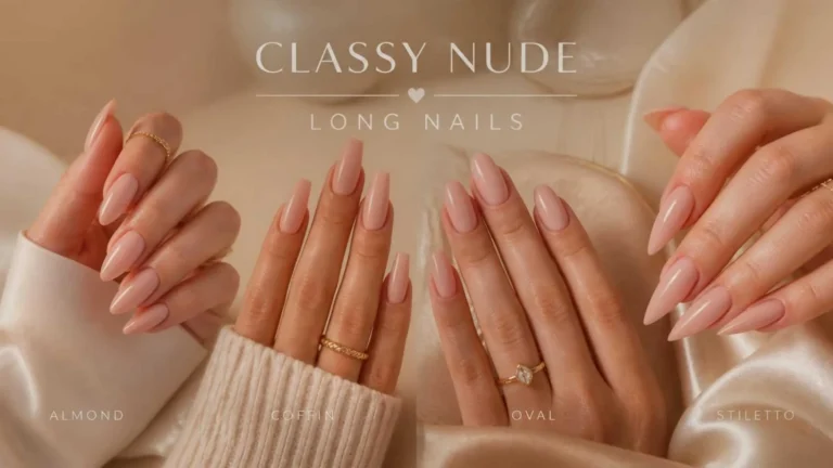 Classy Nude Long Nails