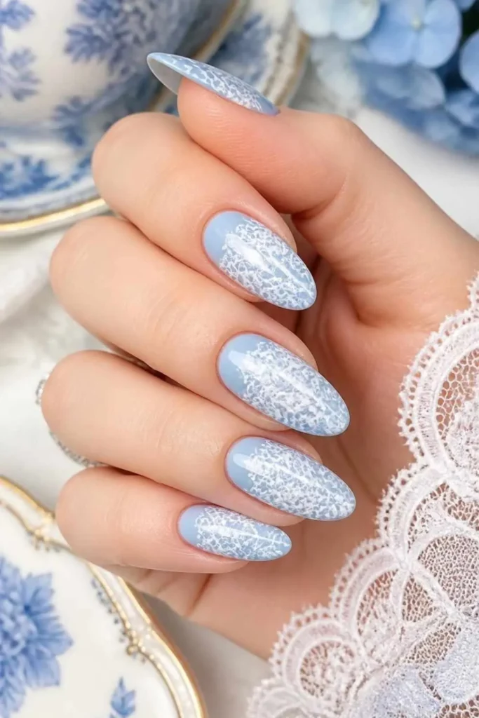 Lace Gel Nails Ideas