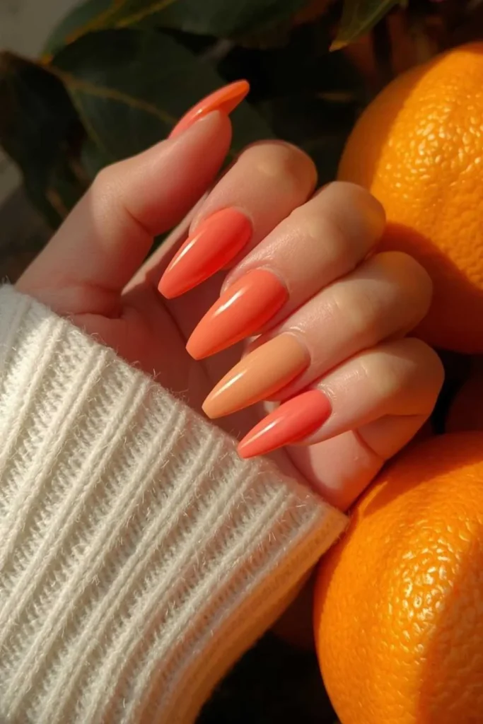 Bright Summer Acrylic Nails