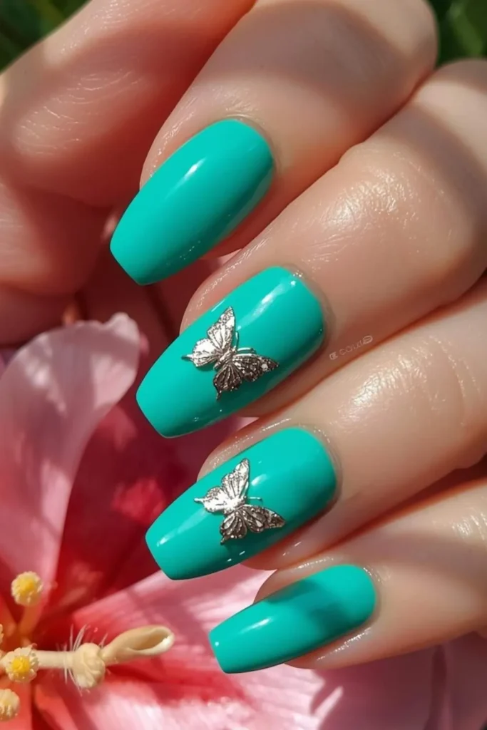 Bright Summer Acrylic Nails