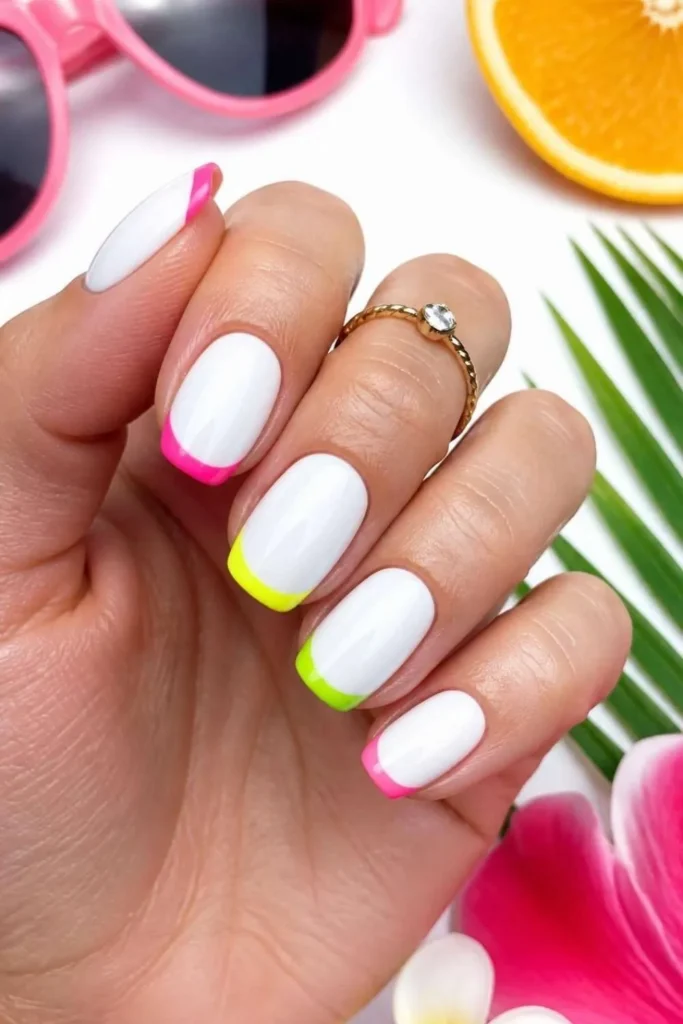 Bright Summer Gel Nails Ideas