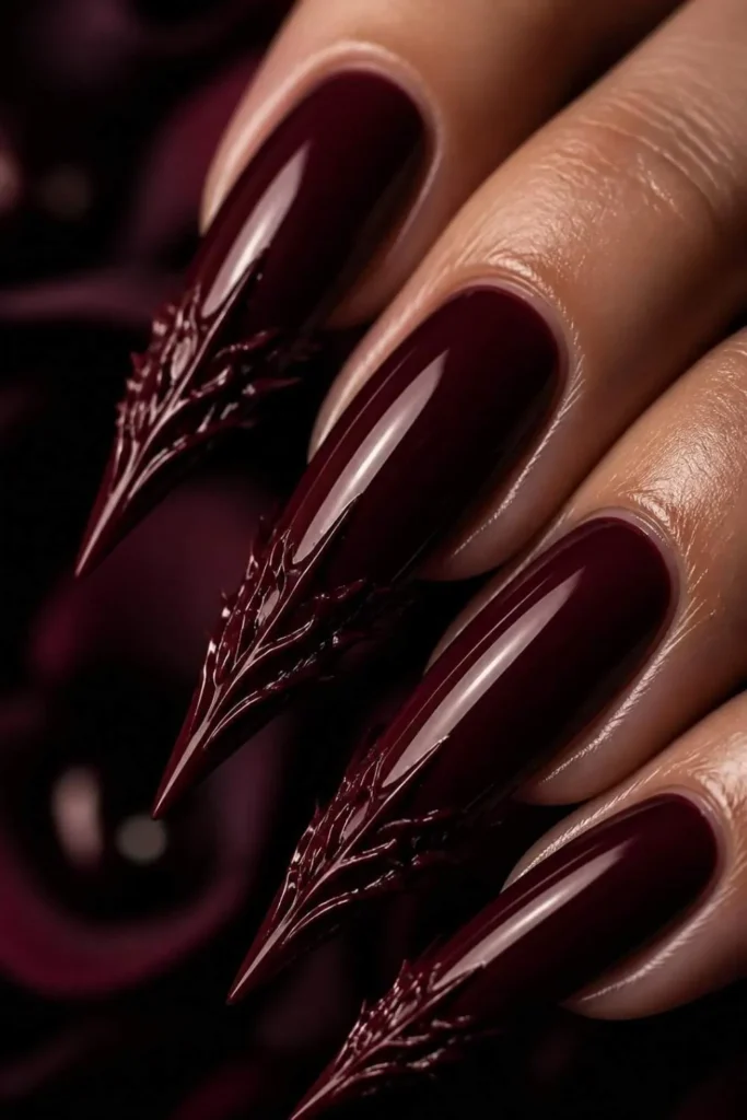 Edgy Long Stiletto Nail