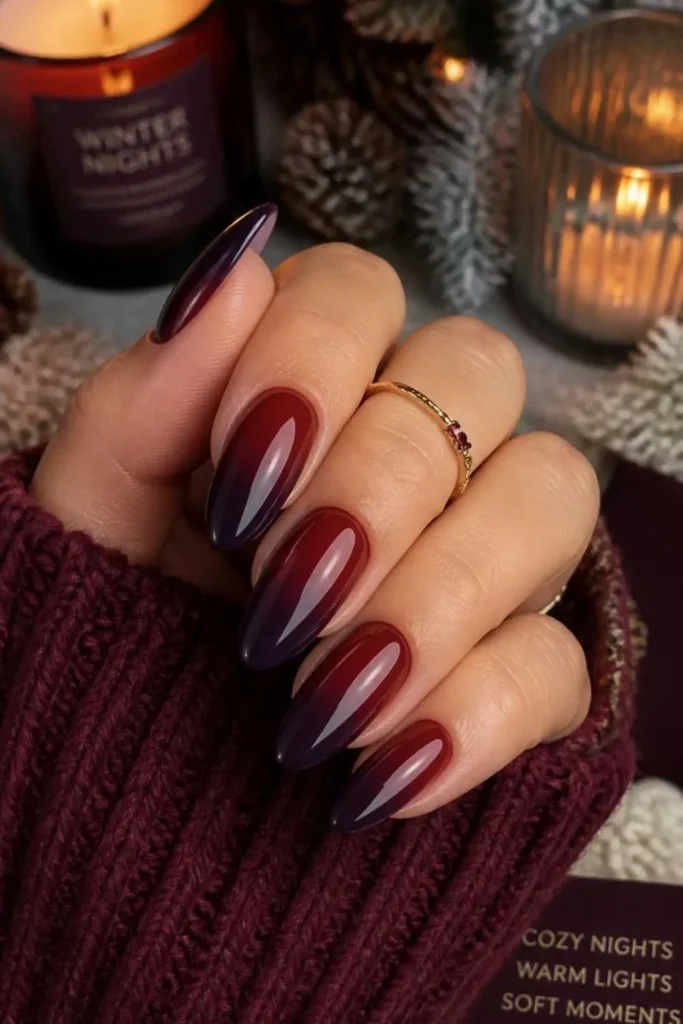 Cozy Winter Gel Nails