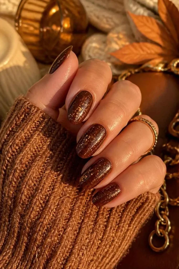 Gel Glitter Nails Ideas