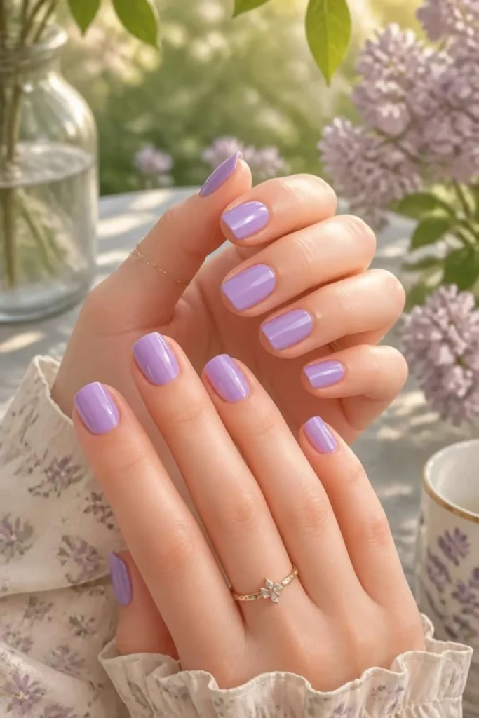 Cute Simple Short Nails