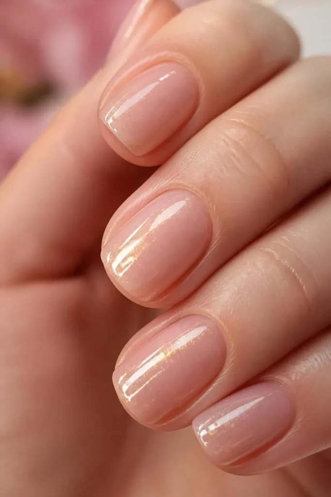Cute Simple Short Nails