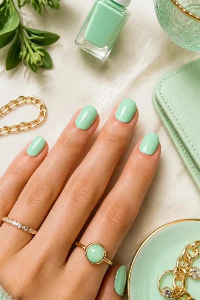 Cute Simple Short Nails