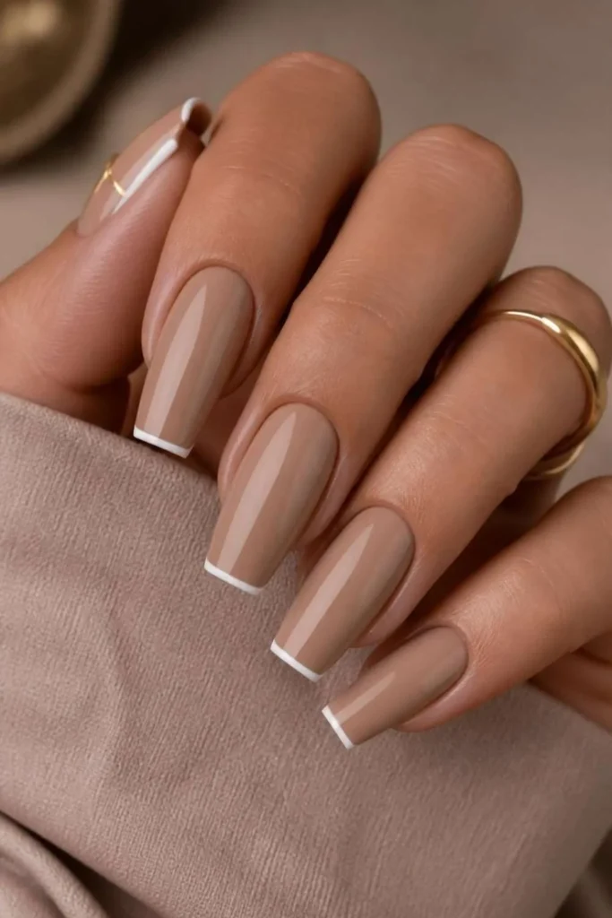 Classy Nude Long Nails