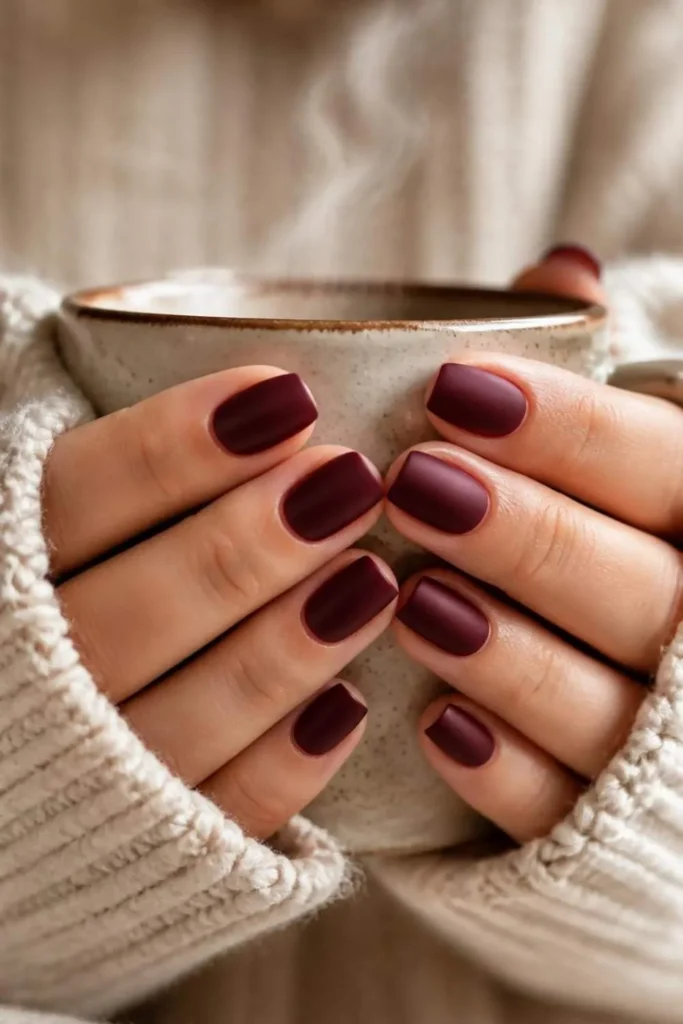 Cozy Winter Gel Nails