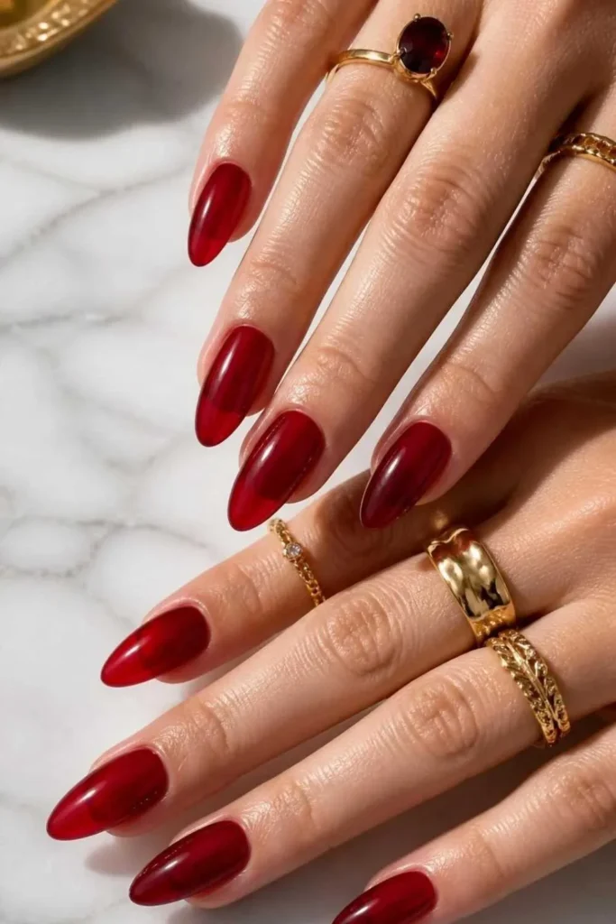 Jelly Gel Nails Glossy