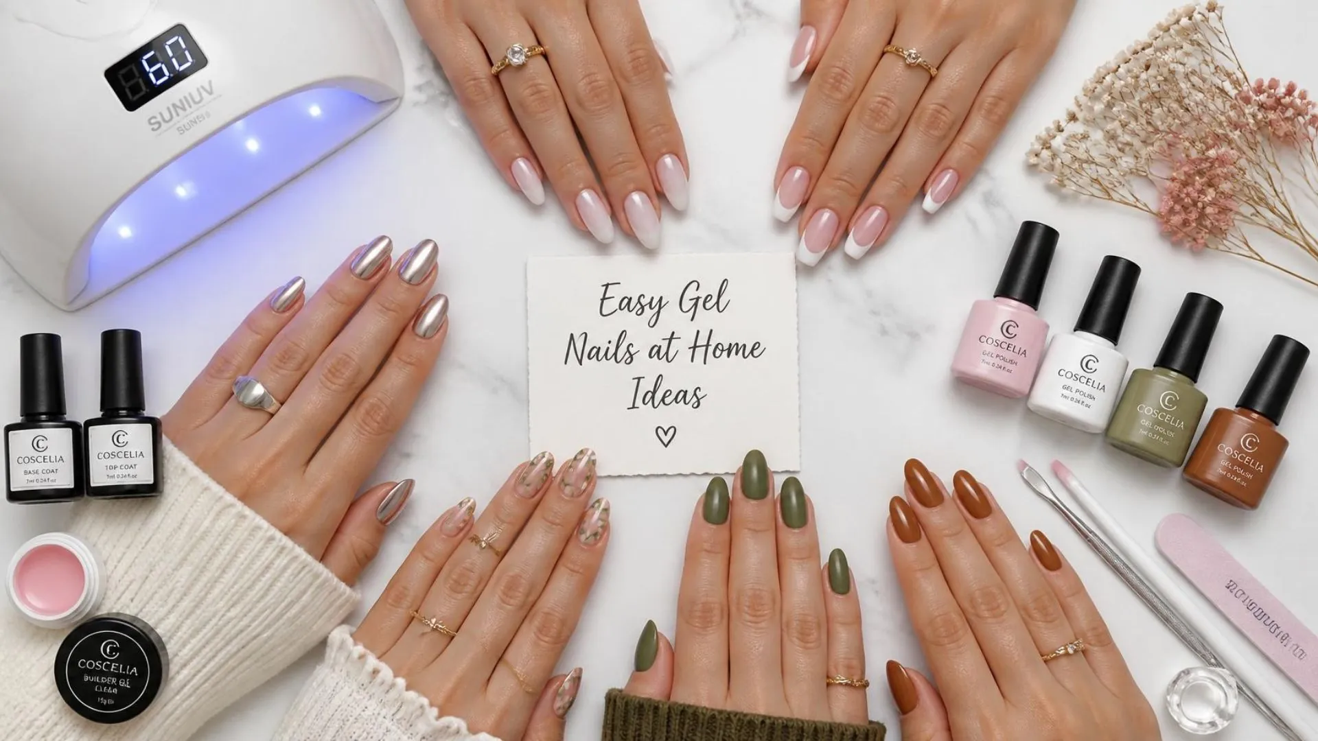 Easy Gel Nails at Home Ideas
