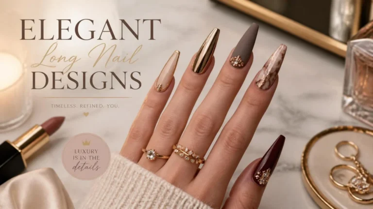 Elegant Long Nail Designs
