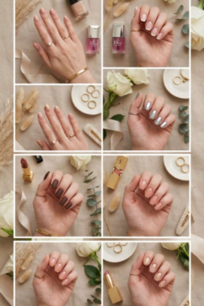Elegant classy short acrylic nails looks featuring classy acrylic nails short with timeless neutral shades and modern finishes.