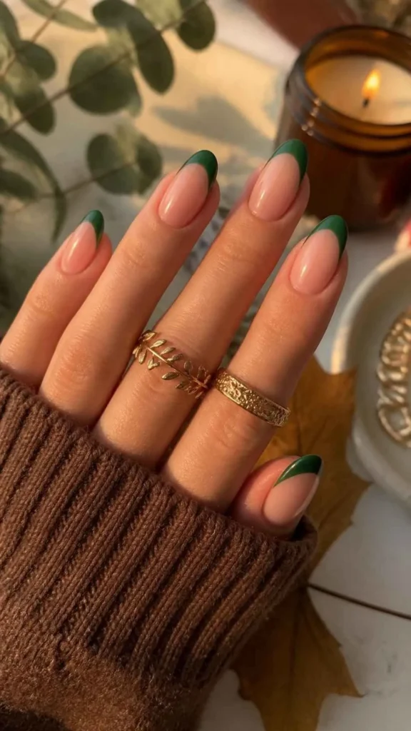 Modern French Tip Gel Nails