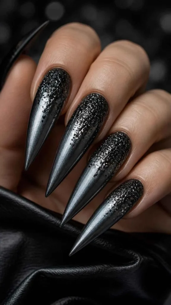 Edgy Long Stiletto Nail