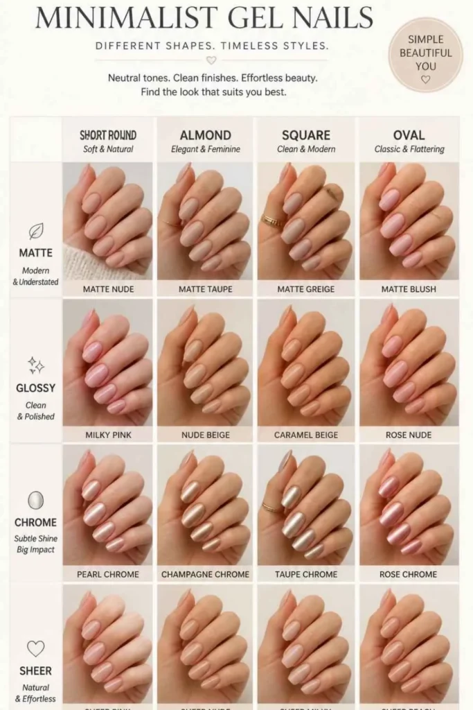 Minimalist Gel Nails