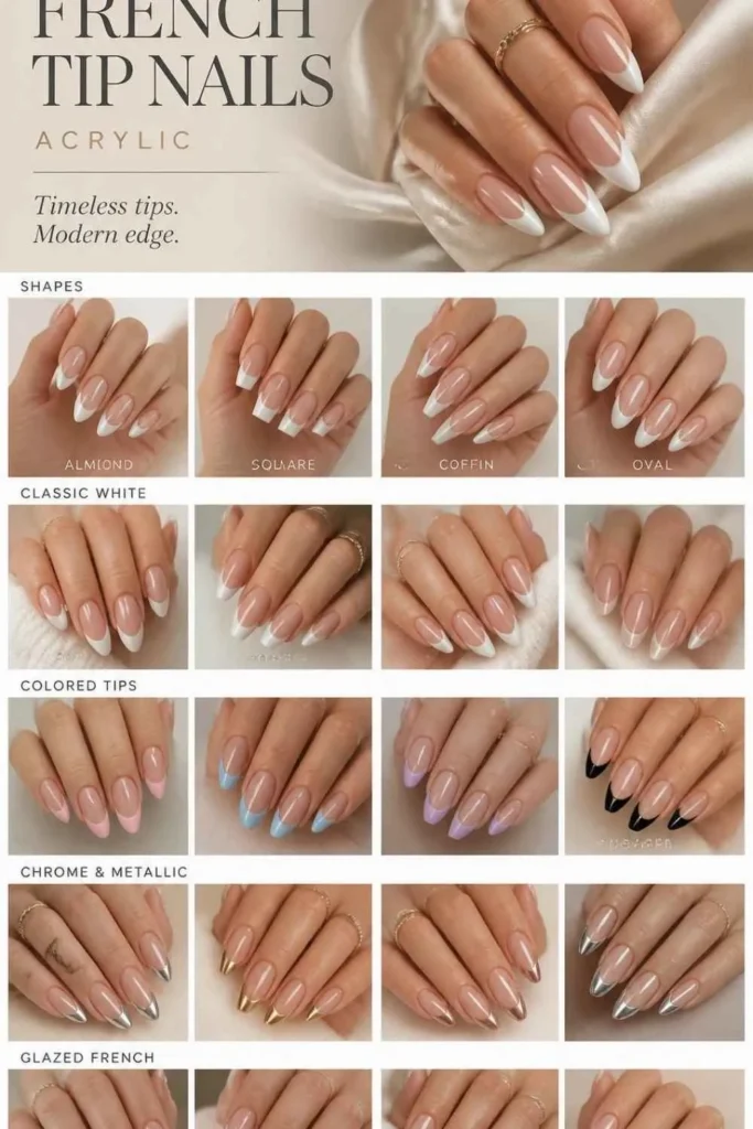 Modern French Tip Nails