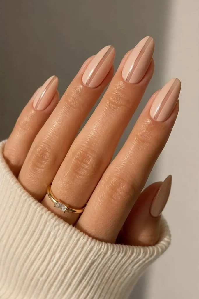 Classy Nude Long Nails