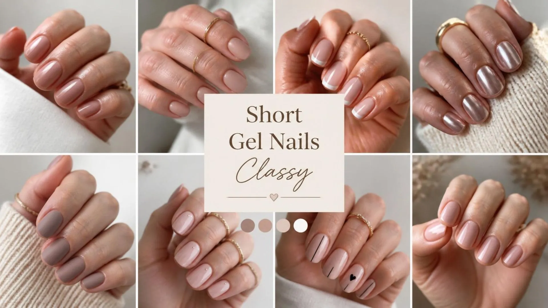 Short Gel Nails Classy