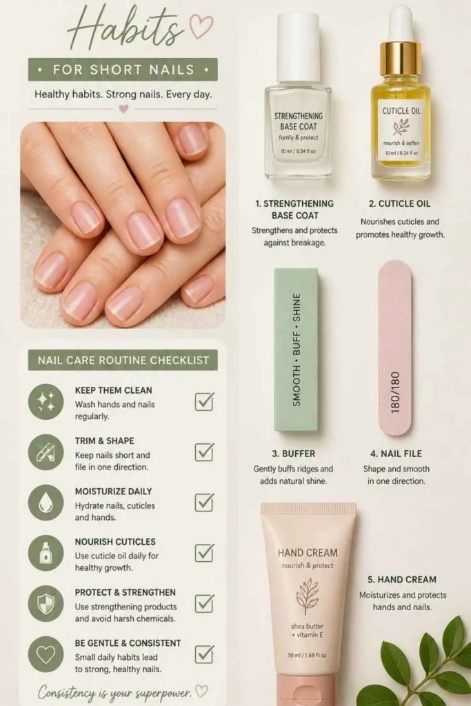 Nail Care Habits for Short Nails