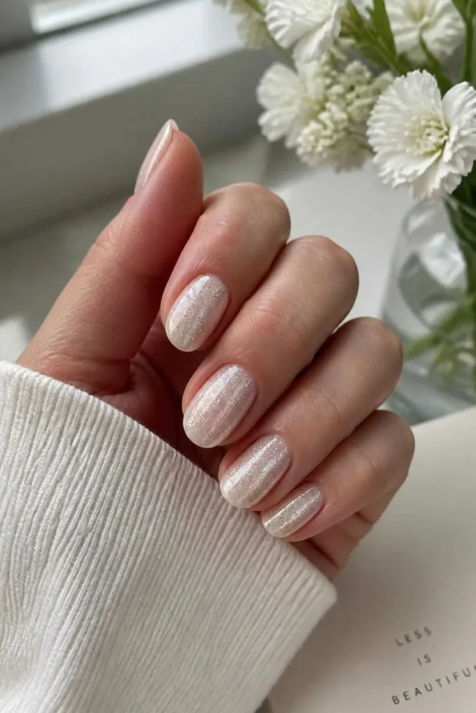 Gel Glitter Nails Ideas