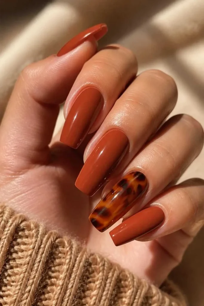Lace Long Coffin Nails