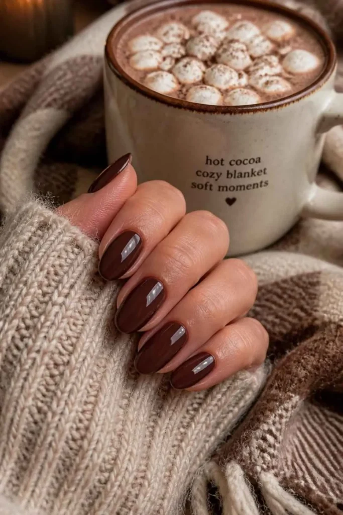 Cozy Winter Gel Nails