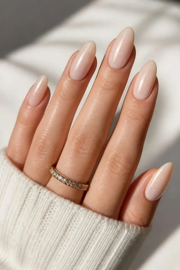 Classy Nude Long Nails
