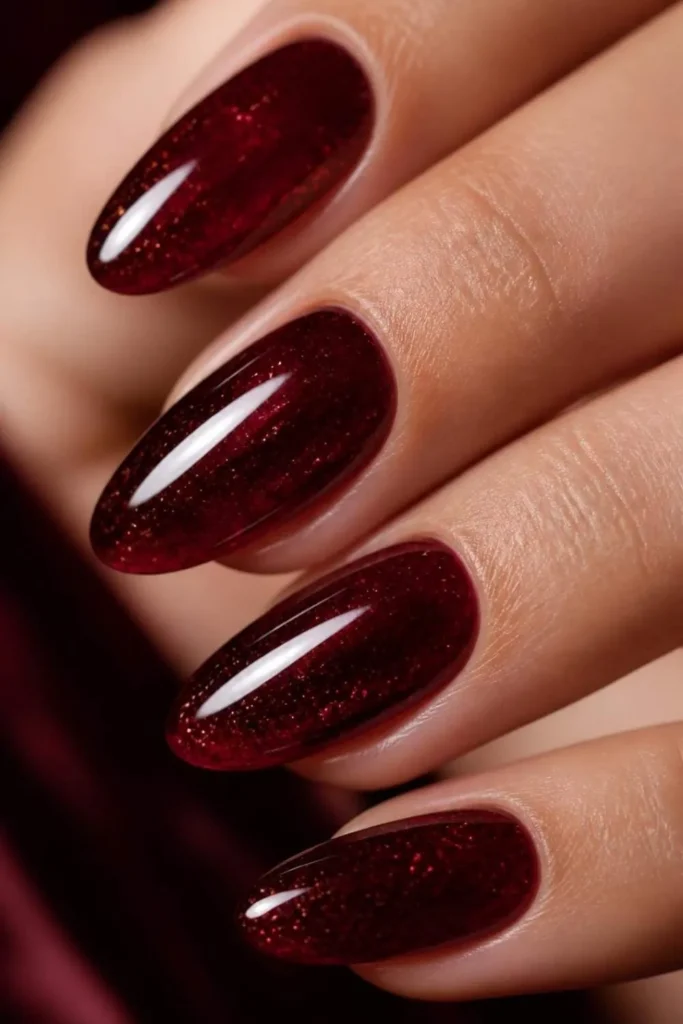 New Year Nail Designs With Glitter & Bling