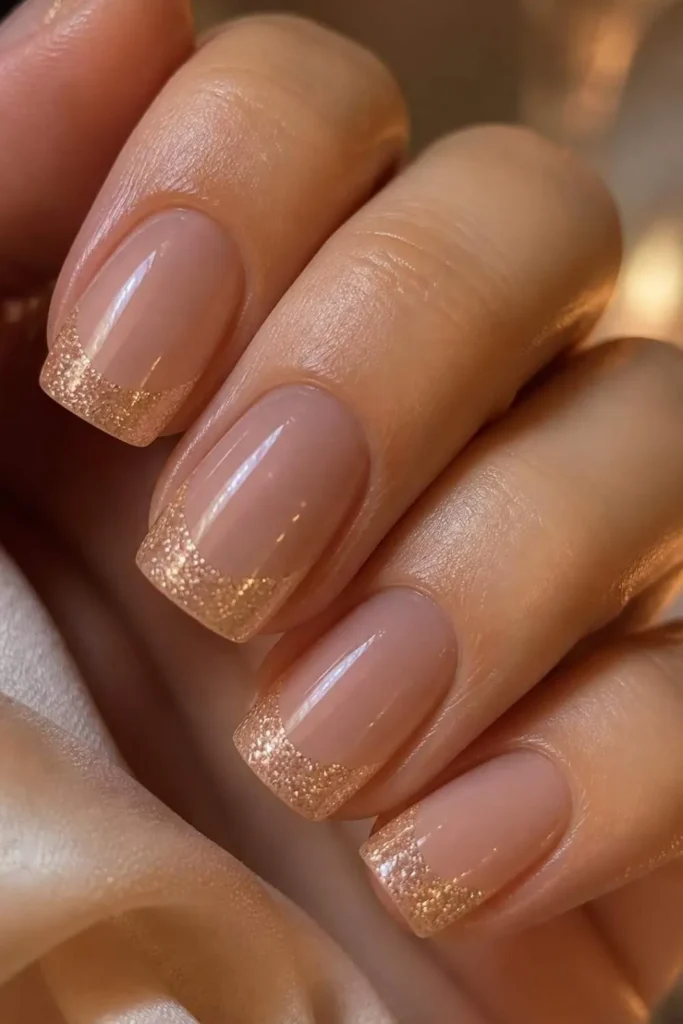 New Year Nail Designs With Glitter & Bling