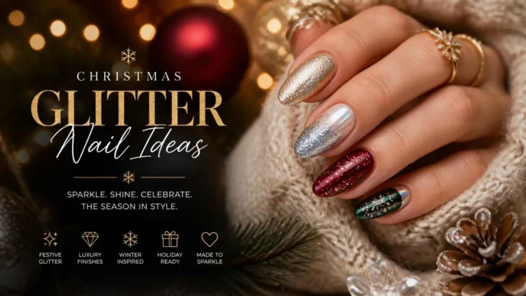 Christmas Glitter Nail Ideas