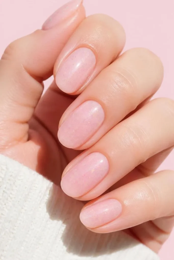 Pink Valentine Nails