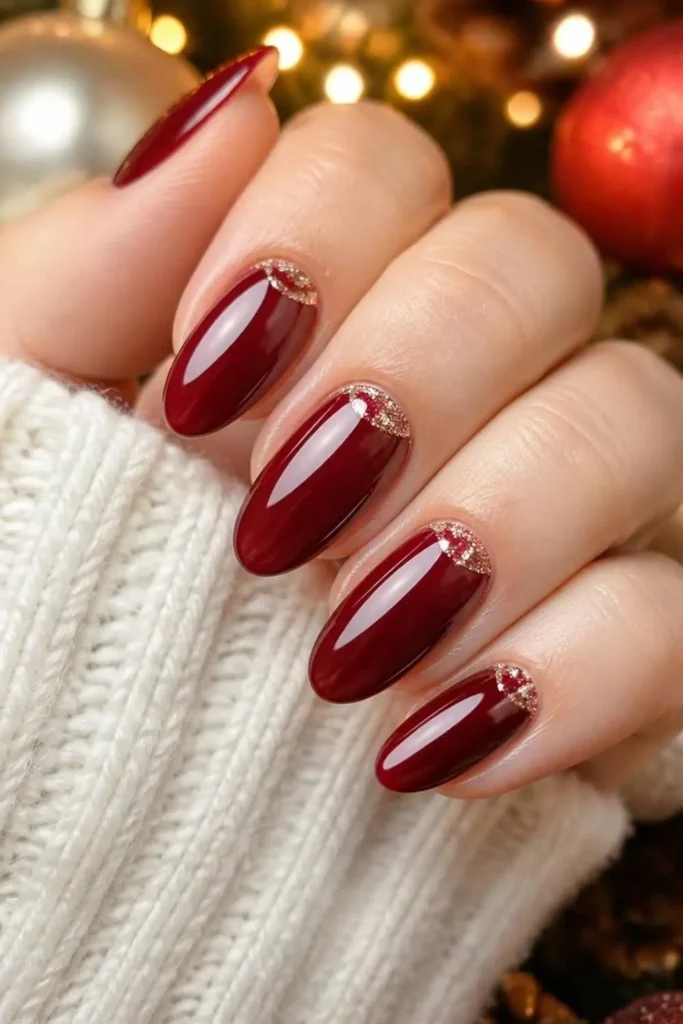 Christmas Glitter Nail Ideas
