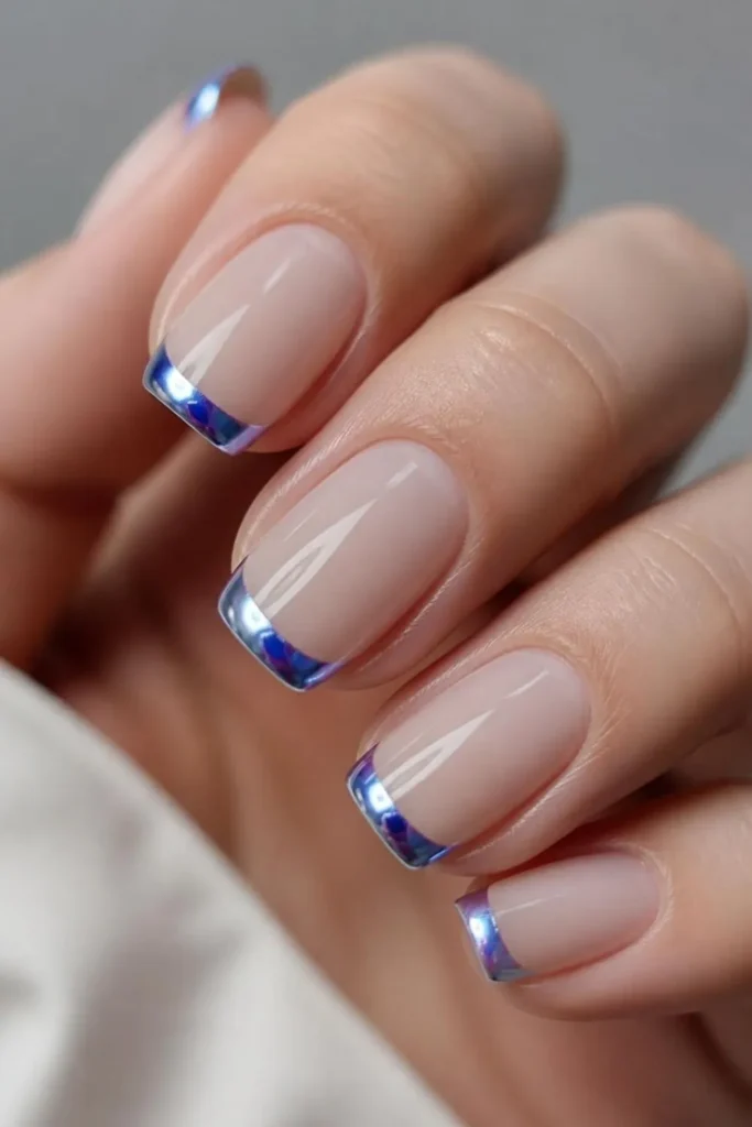 Colorful French Tips