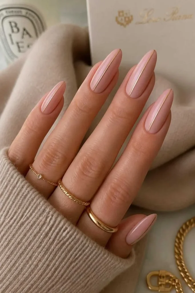 Long Pink Nails Aesthetic