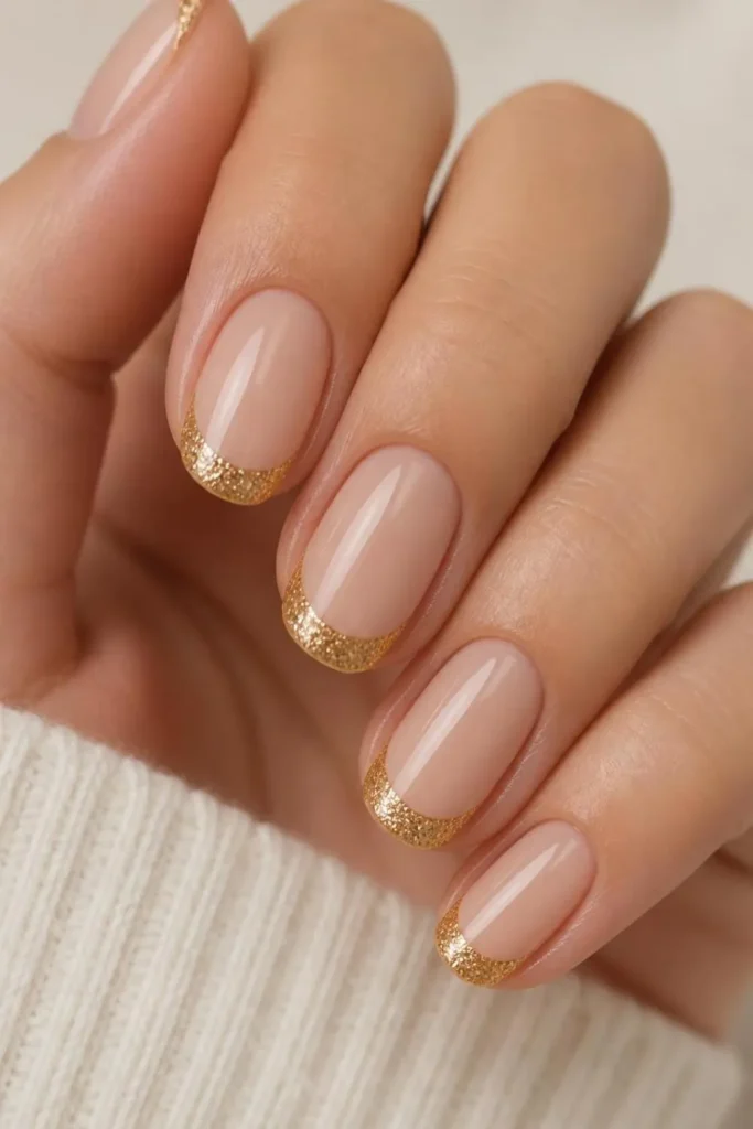 New Year Nail Designs With Glitter & Bling