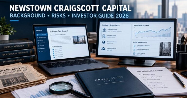 Newstown CraigScott Capital background, regulatory risks, and investor due diligence guide for 2026